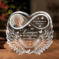 Personalized Memorial Photo Acrylic Plaque - Memorial Gift Idea For Family Member - Upload Photo - No Longer By My Side But Forever In My Heart