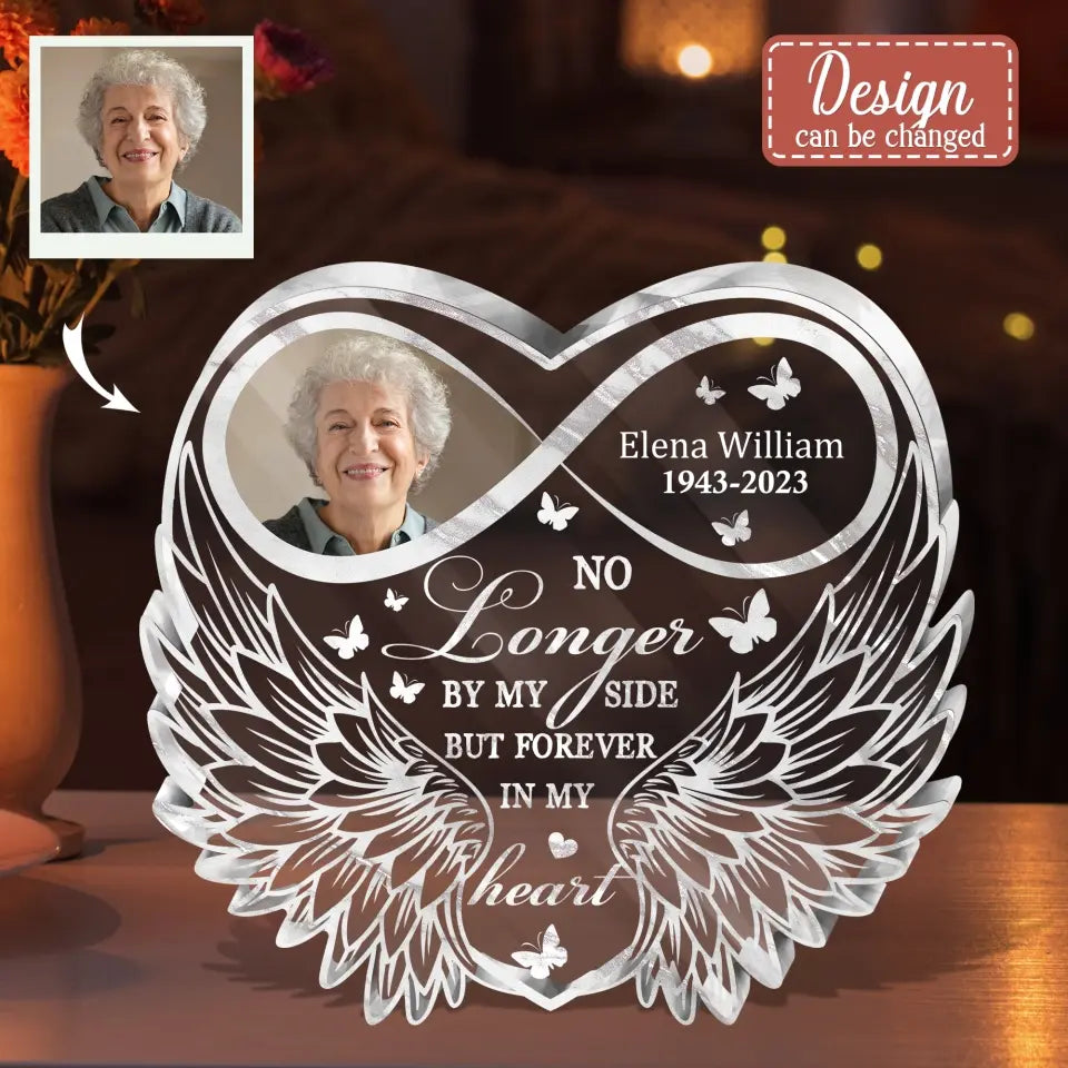 Personalized Memorial Photo Acrylic Plaque - Mother's Day Memorial Gift Idea For Pet Lover - Upload Photo - Always On My Mind Forever In My Heart