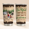 Personalized Pet Mom Tumbler - Up to 4 Pets - Mother's Day Gift Idea For Mom - I'm Retired I Don't Have To
