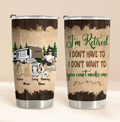 Personalized Pet Mom Tumbler - Up to 4 Pets - Mother's Day Gift Idea For Mom - I'm Retired