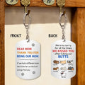 Personalized Dog Mom Aluminum Keychain - Gift For Mother's Day/Dog Lovers - Up to 7 Dogs - We're So Sorry For All The Times We Kissed You After Licking Our Butts