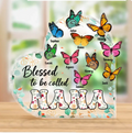 Personalized Grandma Mom Butterfly Acrylic Plaque - Mother's Day Gift Idea For Grandma/Mom - Up to 10 Kids - Blessed To Be Called Nana