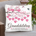 Personalized Grandma Pillow Cover - Gift Idea For Grandma - Up to 11 Kids - Grandma's Egg - The Greatest Blessing
