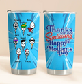Personalized Sperms Tumbler - Up to 8 Sperms - Gift Idea For Mother's Day - Thanks For Not Swallowing Us