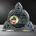 Personalized Witch Acrylic Plaque - Gift Idea for Witch Lovers/Wicca Decor/Pagan Decor - Smoke Of Air And Fire And Earth Cleanse And Bless This Home & Hearth