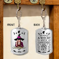 Personalized Witch Aluminum Keychain - Gift For Witch Lover - Am I Really A Witch