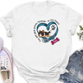 Personalized Memorial Dog Collar Shirt/Hoodie - Gift Idea For Dog Lover/Mother's Day/Father's Day - You Left Paw Prints Forever In My Heart