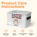 Personalized Pet Storage Box - Up to 3 Dogs/Cats - Gift Idea for Dog/Cat Lover - Mother's Day/Father's Day Gift - I'm Not Spoiled My Mom Is Just Well-Trained