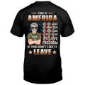 Personalized Veteran Shirt/Hoodie - Gift Idea For Veteran/Father/Family Member - This Is America