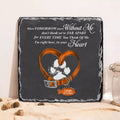 Personalized Memorial Pet Cat Square Lithograph - Gift Idea For Pet Lover/Cat Lovers
