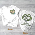 Personalized Memorial Dog Photo AOP T-Shirt - Memorial Gift Idea for Mother's Day/Father's Day - Never Walk Alone My Dog Walks With Me