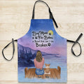 Personalized Dog Mom Fashion Home Pocketless Apron - Up to 5 Dogs - Mother's Day Gift Idea for Dog Lovers - You Had Me At Woof
