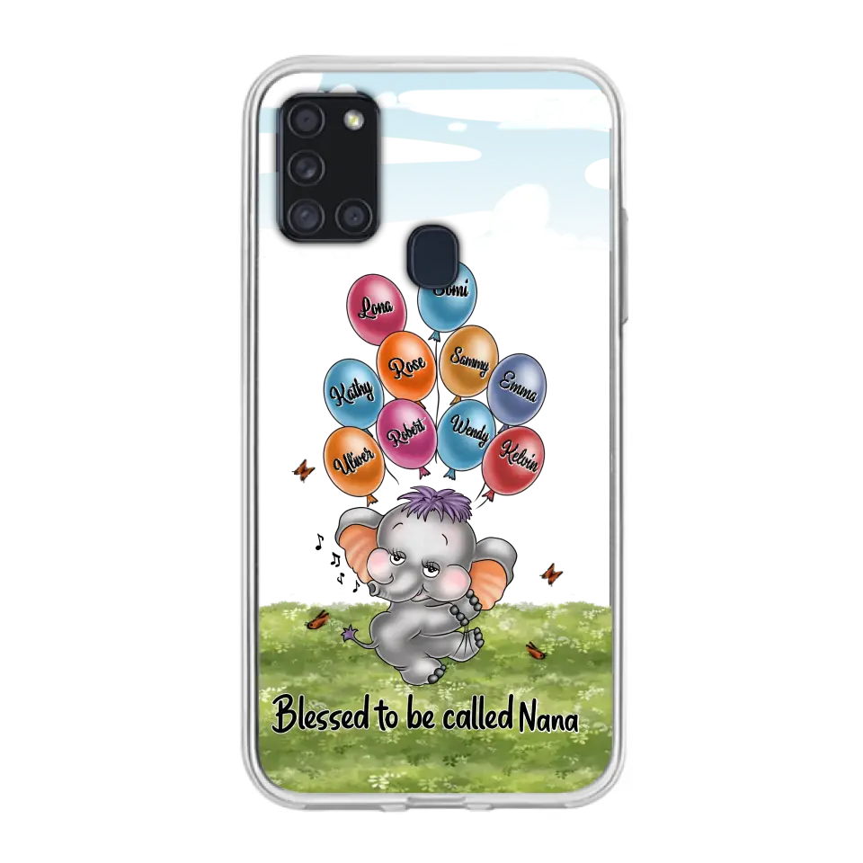 Personalized Grandma Phone Case - Up to 10 Kids - Gift Idea for Grandma/Mother's Day - Blessed To Be Called Nana