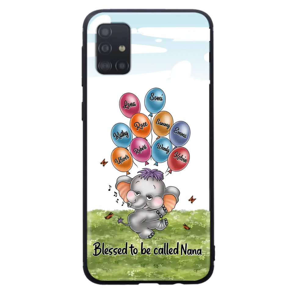Personalized Grandma Phone Case - Up to 10 Kids - Gift Idea for Grandma/Mother's Day - Blessed To Be Called Nana
