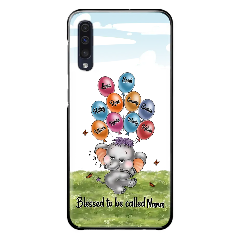 Personalized Grandma Phone Case - Up to 10 Kids - Gift Idea for Grandma/Mother's Day - Blessed To Be Called Nana