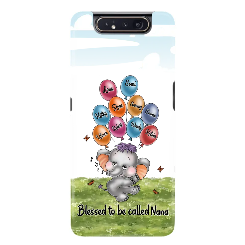 Personalized Grandma Phone Case - Up to 10 Kids - Gift Idea for Grandma/Mother's Day - Blessed To Be Called Nana