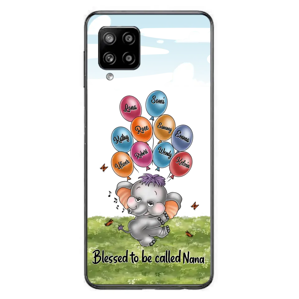 Personalized Grandma Phone Case - Up to 10 Kids - Gift Idea for Grandma/Mother's Day - Blessed To Be Called Nana