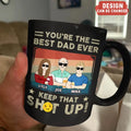 Personalized Dad Coffee Mug - Dad with up to 6 Children - Father's Day Gift Idea for Dad - Best Farter Ever Oops I Mean Father