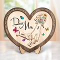 Personalized Mom 2 Layered Wooden Art - Up to 10 Children - Mother's Day Gift Idea for Mom - Mom You May Only Hold Our Hands For A Little While