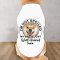 Personalized Dog AOP Big Dog's Tank Top - Upload Photo - Gift Idea For Your Dog - I'm Not Spoiled My Dad Is Just Well-Trained