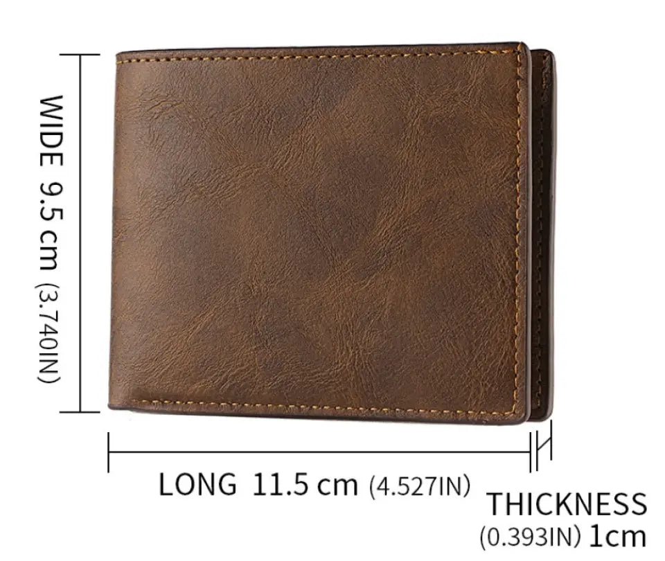Personalized Fire Fighter Leather Wallet - Father's Day Gift Idea For Fire Fighter - Fueled By Fire Driven By Courage