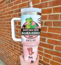 Personalized Mamasaurus Tumbler - Up to 5 Children - Mother's Day Gift Idea for Mom - Don't Mess With Mamasaurus You'll Get Jurasskicked