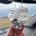 Personalized Drive Safely Mom Aluminum Car Charm - Mother's Day Gift Idea For Grandma/Mom/Sister - You're More Special Than Words Can Say