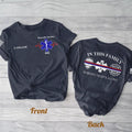 Personalized EMS/EMT/Paramedic/Firefighter/Police AOP T-shirt - Gift Idea For Paramedic/Firefighter/Police - In This Family Nobody Fights Alone