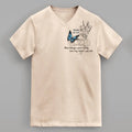 Personalized Memorial Butterfly V-Neck T-Shirt - Memorial Gift Idea for Mother's Day/Father's Day - Your Wings Were Ready But My Heart Was Not