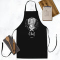 Personalized Chef Pocketless Apron - Father's Day Gift Idea for Chef