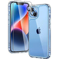 Entronix Bundle Compatible with iPhone 13 Mini - [Hard Back] Clear Case, 1 Clear Screen Protector & 1 Camera Lens Protector