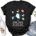 Personalized Shark Shirt/Hoodie - Father's Day Gift Idea With Up to 6 Kids - Daddy Shark We Love You