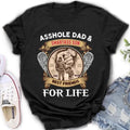 Personalized Dad Shirt/Hoodie - Father's Day Gift Idea - Asshole Dad & Smartass Son Best Friends For Life