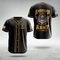 Personalized Veteran Baseball Jersey - Gift Idea For Veteran/Father's Day/Birthday - American By Birth
