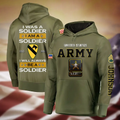 Custom Personalized Veteran All-Over Print Hoodie - Gift Idea For Veteran - I Was A Soldier I Am A Soldier I Will Always Be a Soldier