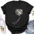 Personalized Horse Photo T-shirt/Hoodie - Gift Idea For Horse Lover/Mother's Day/Father's Day - You Left Hoof Prints Forever In My Heart