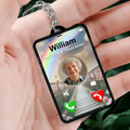 Personalized Memorial Photo Acrylic Keychain - Memorial Gift Idea for Father's Day/Mother's Day - The Call I Wish I Could Answer