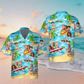 Personalized Pontoon Hawaiian Shirt - Gift Idea For Friends - Upload Photo