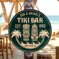 Personalized Couple Tiki Bar Wooden Sign - Summer Gift Idea For Family/Couple