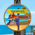 Personalized Tiki Wooden Sign - Funny Gift Idea For Couple
