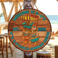 Personalized Couple Tiki Bar Wooden Sign -  Gift Idea For Family/Couple