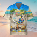 Personalized Summer Hawaiian Shirt - Up to 5 Names - Gitt Idea For Summer/Friends/Family - It's 5 O'clock Somewhere