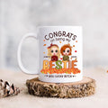 Personalized Besties Coffee Mug - Gift Idea For Friends/Besties - Congrats On Being My Bestie You Lucky