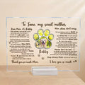 Personalized Memorial Pet Acrylic Plaque - Custom Photo And Dog's Story - Memorial Gift Idea For Dog Lover