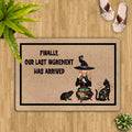 Personalized Witch Doormat - Halloween Gift Idea - Finally, Our Last Ingredient Has Arrived