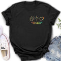 Personalized Memorial T-Shirt/Hoodie - Memorial Gift For Family Member - A Piece Of My Heart Lives In Heaven