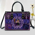 Personalized Witch PU Leather Handbag with Long Straps - Gift Idea For Halloween/Witch/Friend - Witch By Nature Bitch By Choice