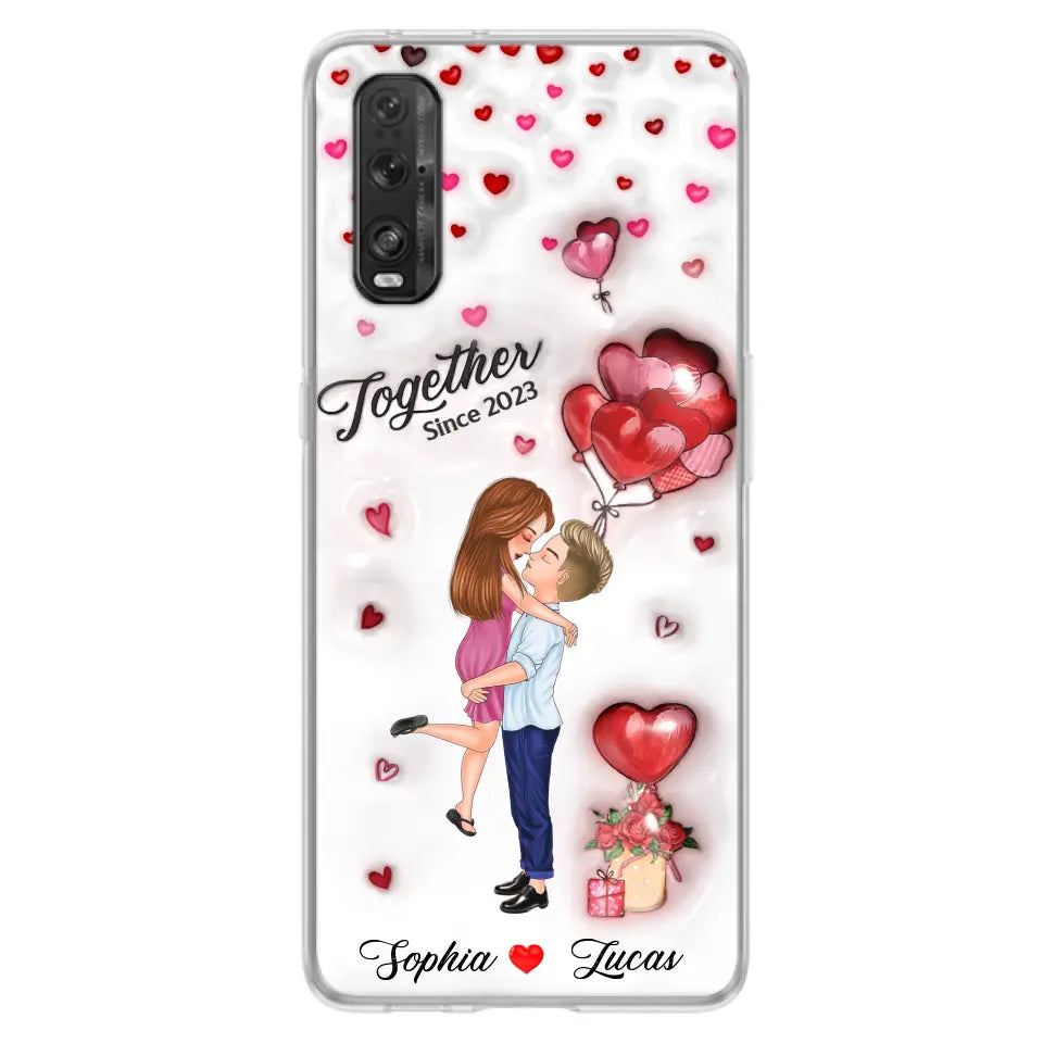Custom Personalized Couple 3D Phone Case - Gift Idea For Couple - Case For Xiaomi/ Oppo/ Huawei - Together Since