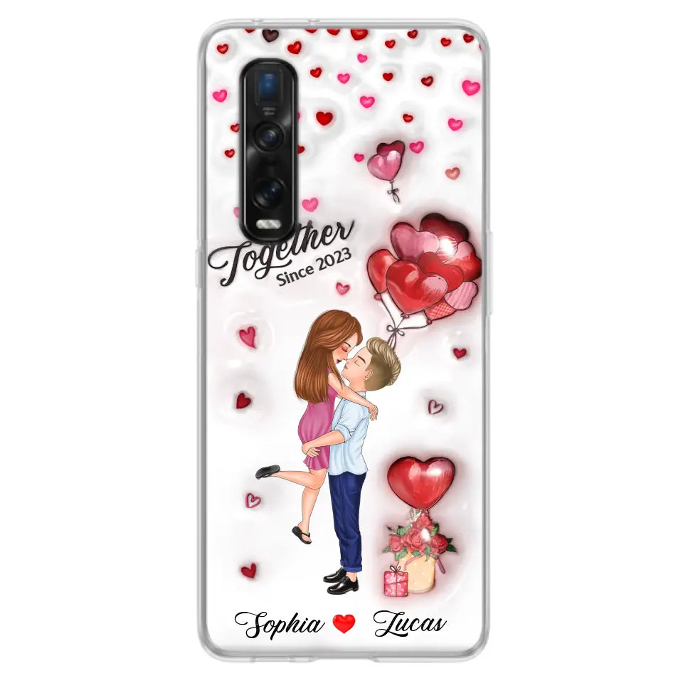Custom Personalized Couple 3D Phone Case - Gift Idea For Couple - Case For Xiaomi/ Oppo/ Huawei - Together Since