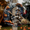 Personalized Witch Metal Sign - Halloween Gift Idea For Witch - Enter Witch's Name